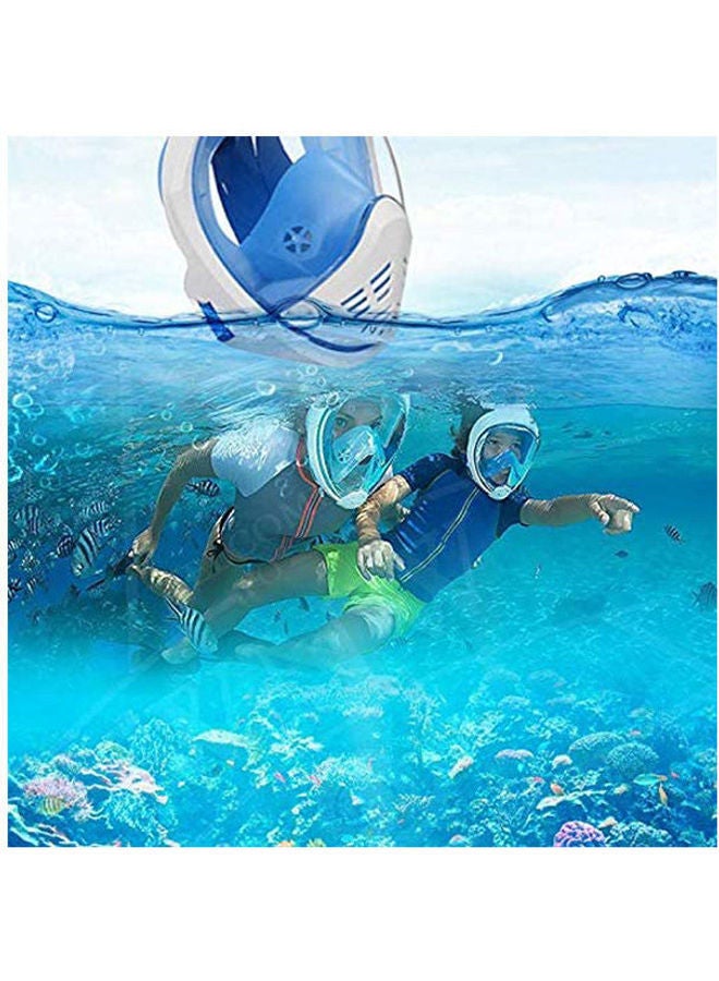 Adult Diving Masks Single Window Unisex Full Face L