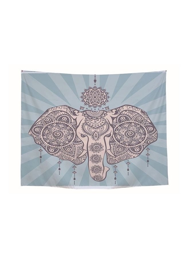 Home Decor Wall Hanging Blue/Beige 150x130centimeter