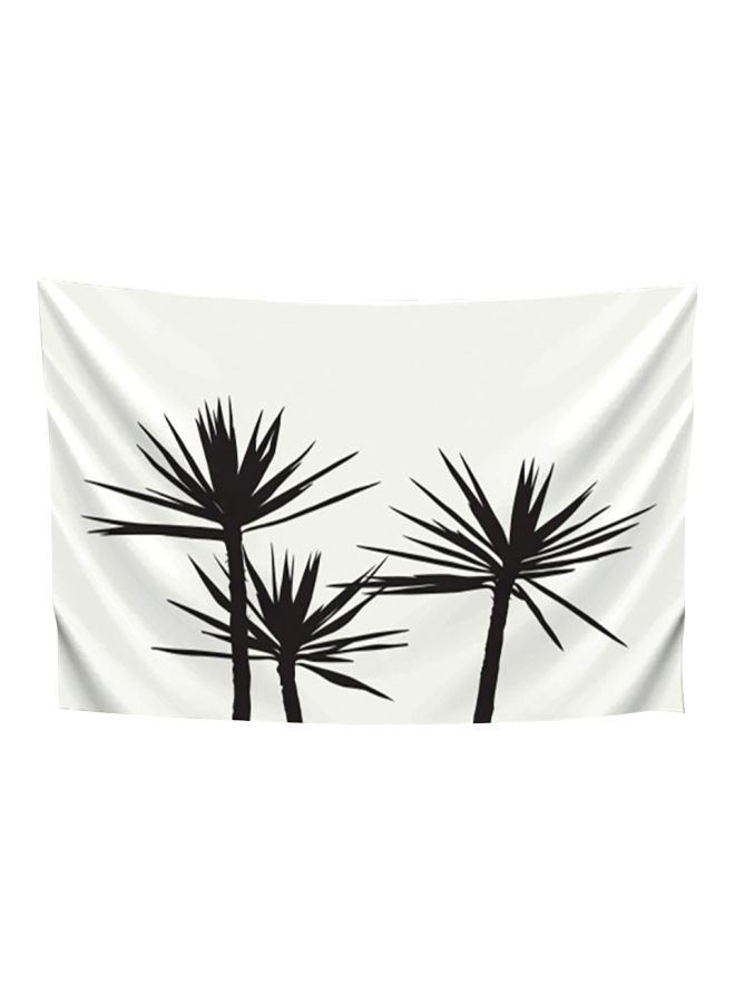 Decorative Wall Hanging Tapestry White/Black 57x79inch