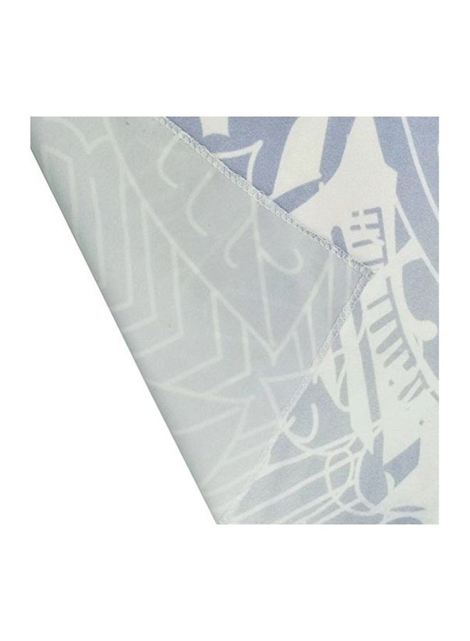 Polyester Indian Mandala Wall Hanging Blue/White
