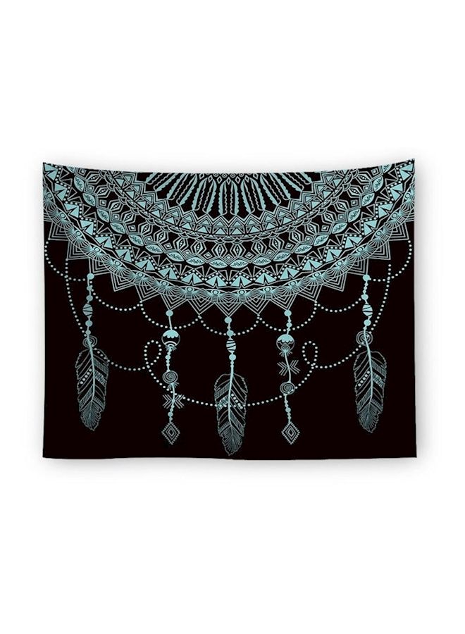Indian Tapestry Wall Hanging Blue/Black 150x130cm