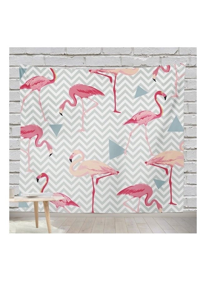 Small Fresh Print Tapestry Pink 150x130cm