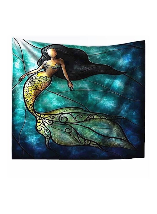 Tapestry Wall Hanging Black/Green/Blue 150X130cm