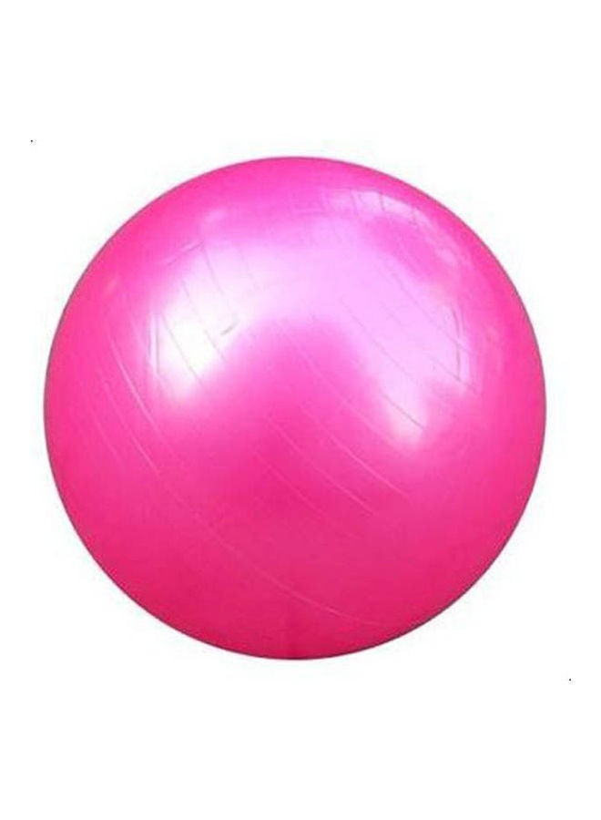 Eercise Gym Yoga Swiss Ball Fitness Ab Keep Fit Tone Weightloss Free Pump Rose 65cm