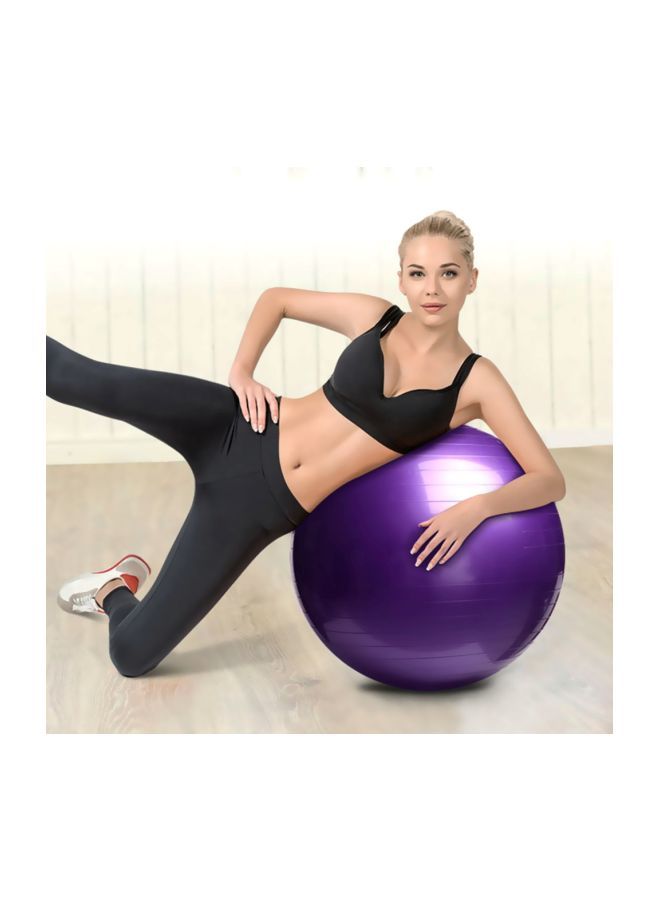 4-Piece Anti-Slip Yoga Ball With Pump Set