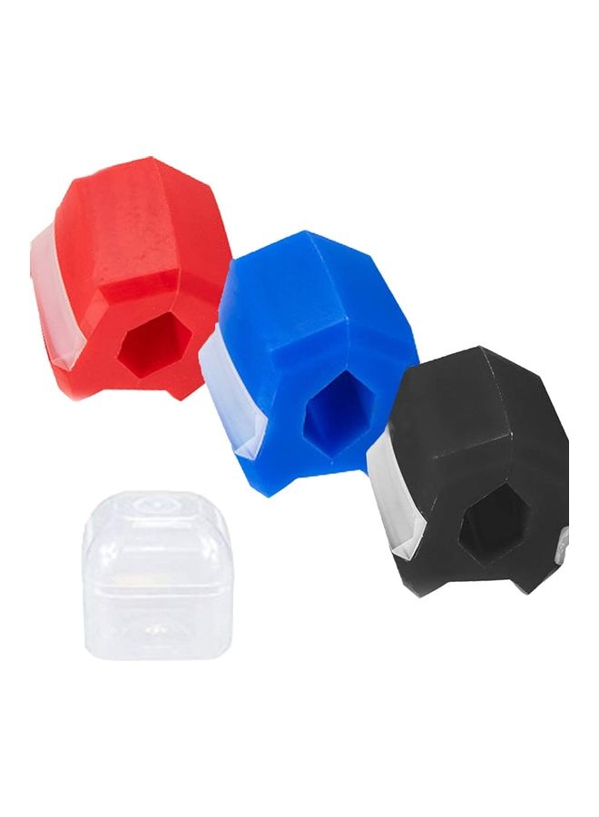 3-Piece Jaw Exerciser Device Facial Chew Muscle Training Fitness Ball