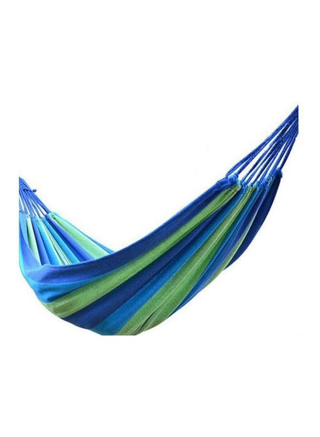 Portable Hammock Outdoor Garden Sports Home Travel Camping Swing Canvas Stripe Hang Bed 33.6X10.X13.2cm