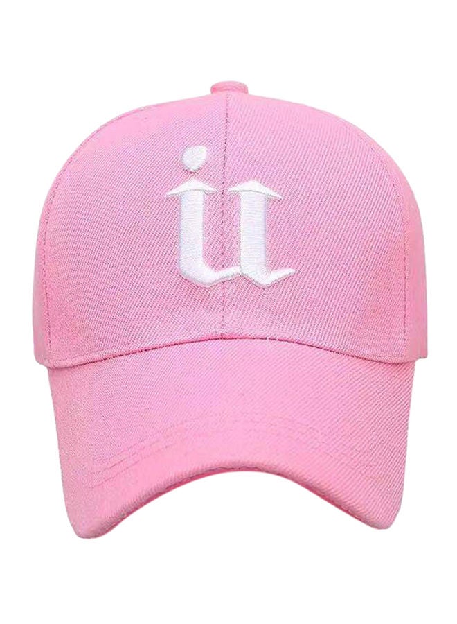 Embroidered Alphabet U Cap