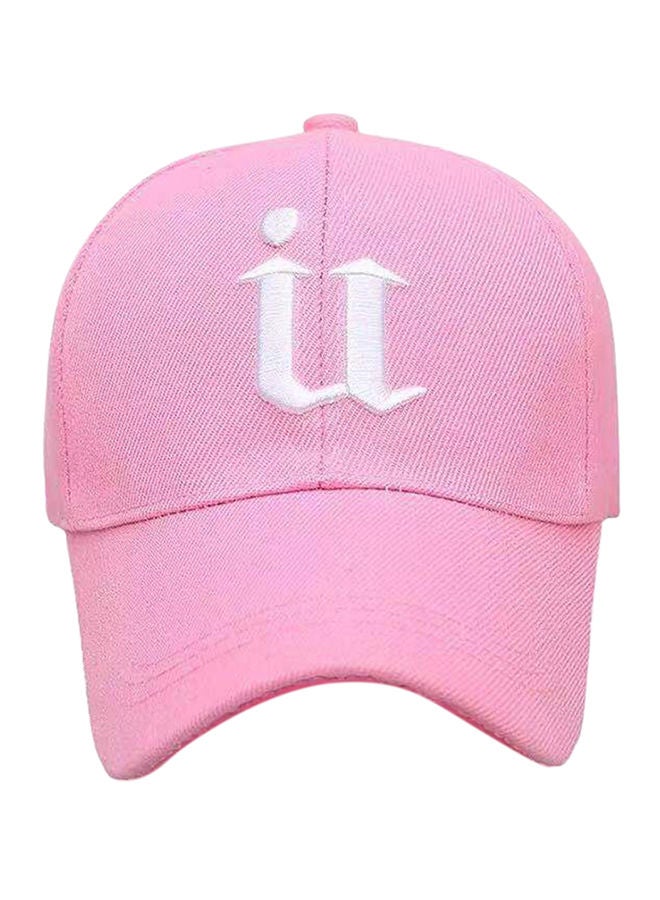 Embroidered Alphabet U Cap