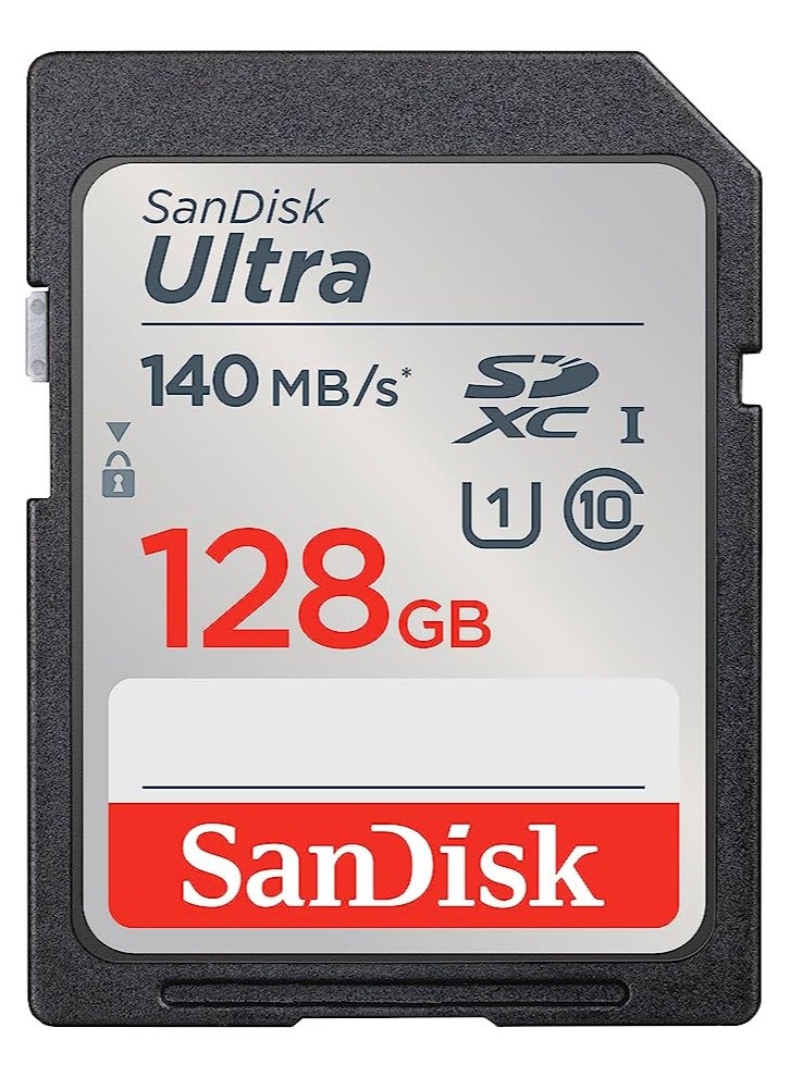 Ultra UHS I SD Card 140MB/s for DSLR and Mirrorless Cameras 128 GB