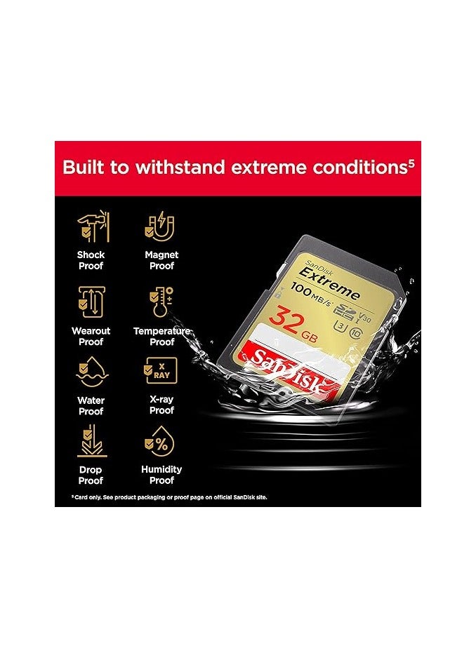 Extreme SDHC UHS I Memory Card 32 GB