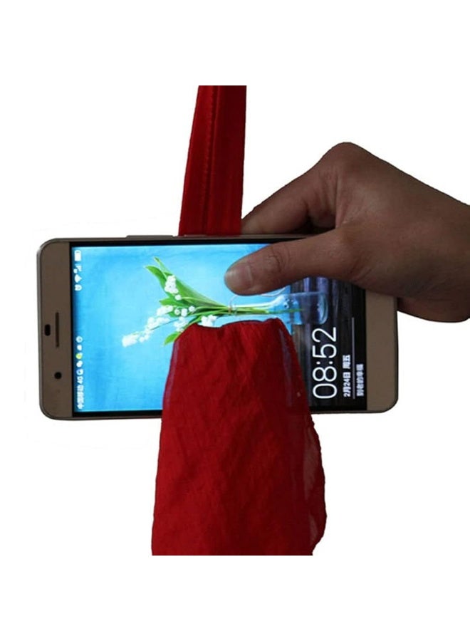 MilesMagic Magician's Silk Thru Phone Magic Trick Penetrate Any Phone with Cloth Mentalism Hanky Scarf Through Smartphone Mobile Screen Illusion Gimmick