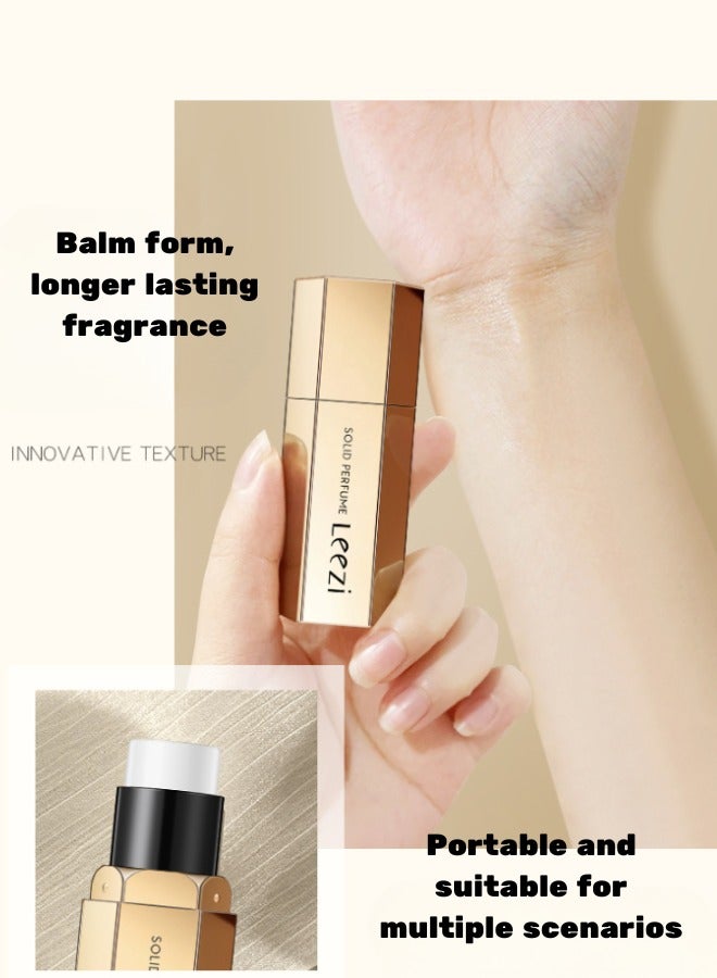 Solid perfume natural fragrance household deodorant small and portable white tea flower fragrance