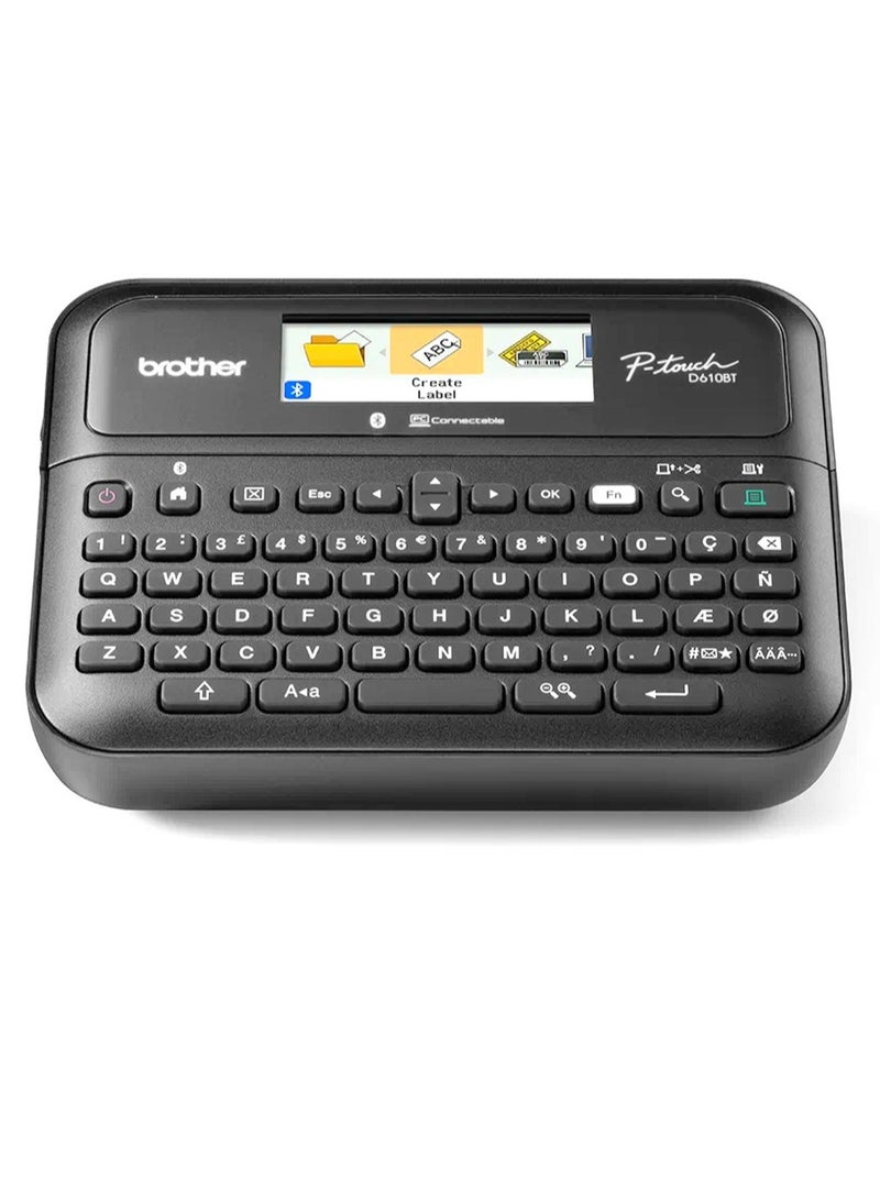 Brother PTD610BTVP P-Touch Bluetooth,Desktop Label Printer