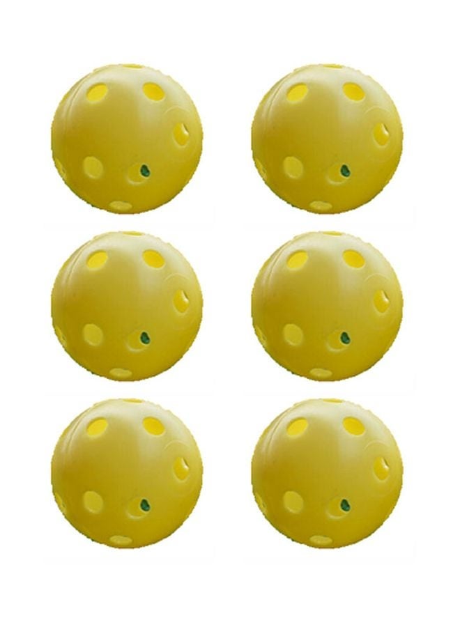 6-Piece Indoor Elastic Golf Rubber Ball