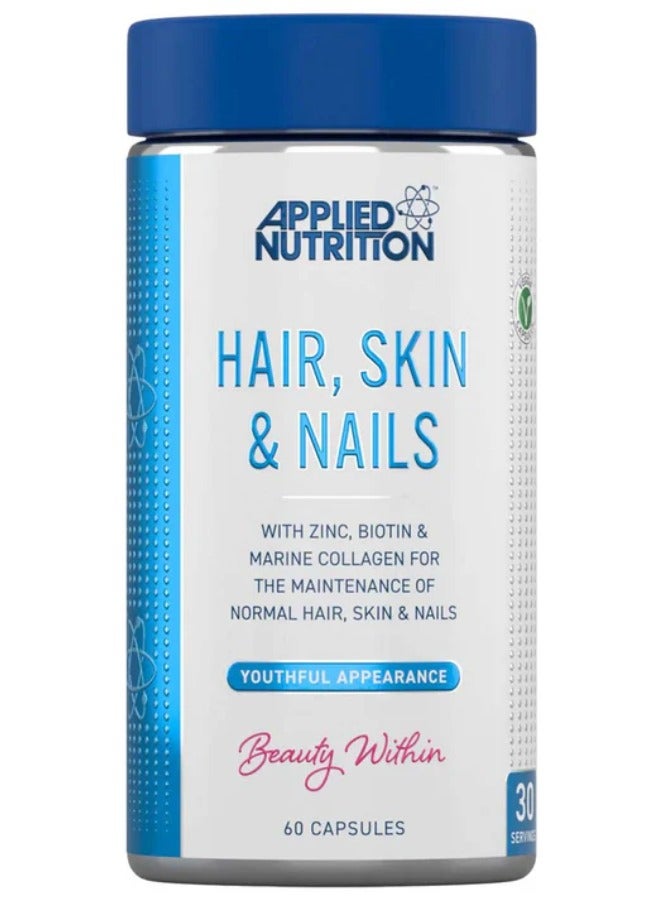 Hair, Skin And Nails Collagen 60 Capsules