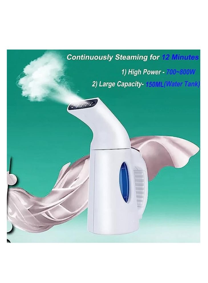 Professional Handheld Steam Iron 130ml Water Line Capacity Portable Clothes Steamer Fast Heating Multifunctional Powerful Steamer Suitable for Home and Travel