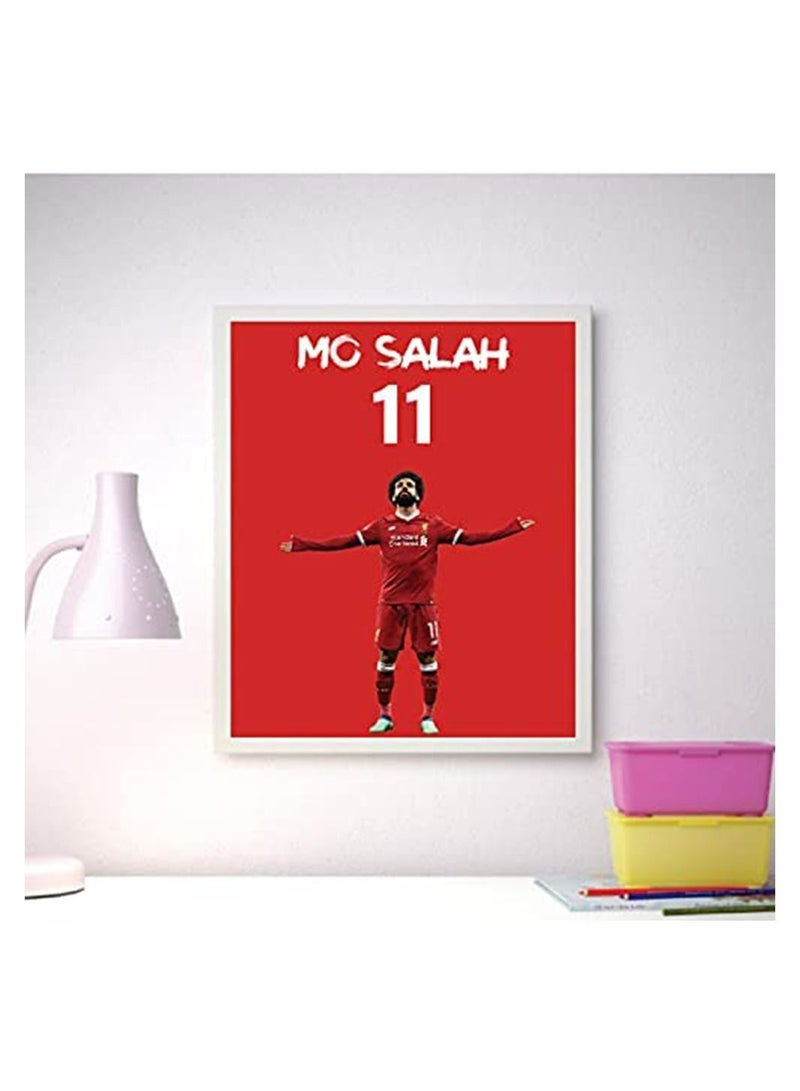 Mohamed Salah Poster Art Print Football Fans Call Him Egypt King | Egyptian Messi | Mo Salah  (Design 5)