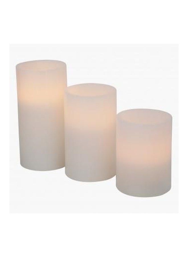 3-Piece Flameless LED Candle White