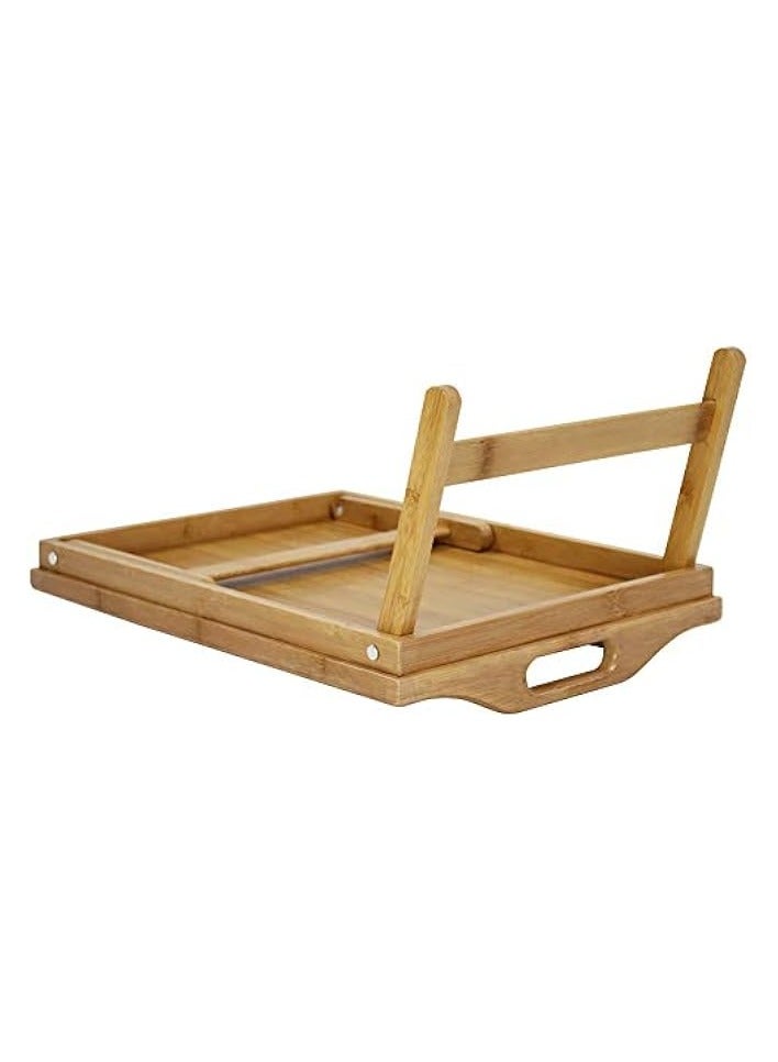 Bed Tray Table with Folding Legs Foldable Serving Portable Laptop Tray Snack Tray Breakfast Tray Bed Table Drawing Table