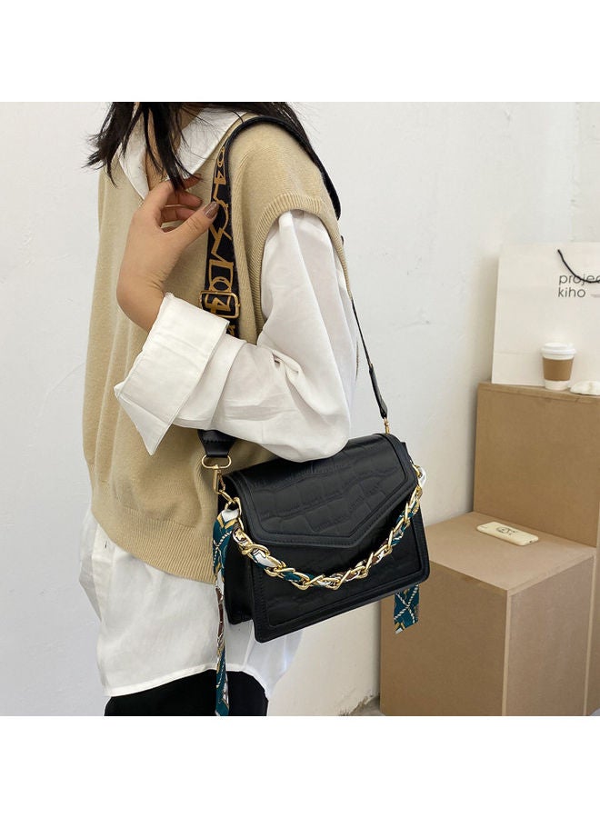 Crossbody Bag Black/Yellow/Green