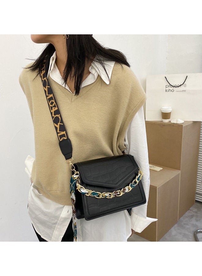 Crossbody Bag Black/Yellow/Green