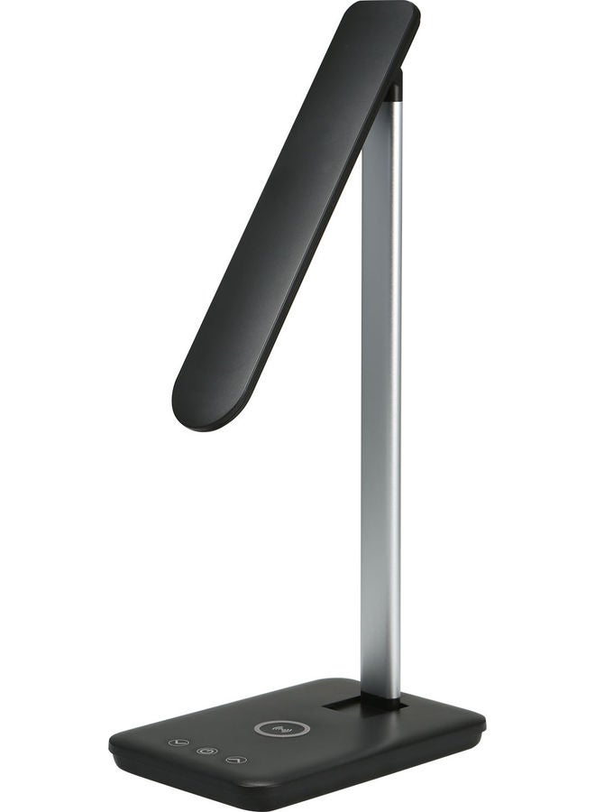 USB Charging Foldable Touch Dimmer Table Lamp Black