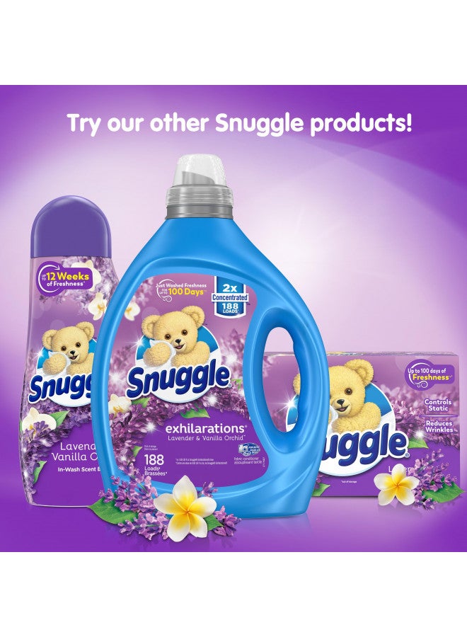 Snuggle Fabric Softener Dryer Sheets Lavender Vanilla Orchid 230ct