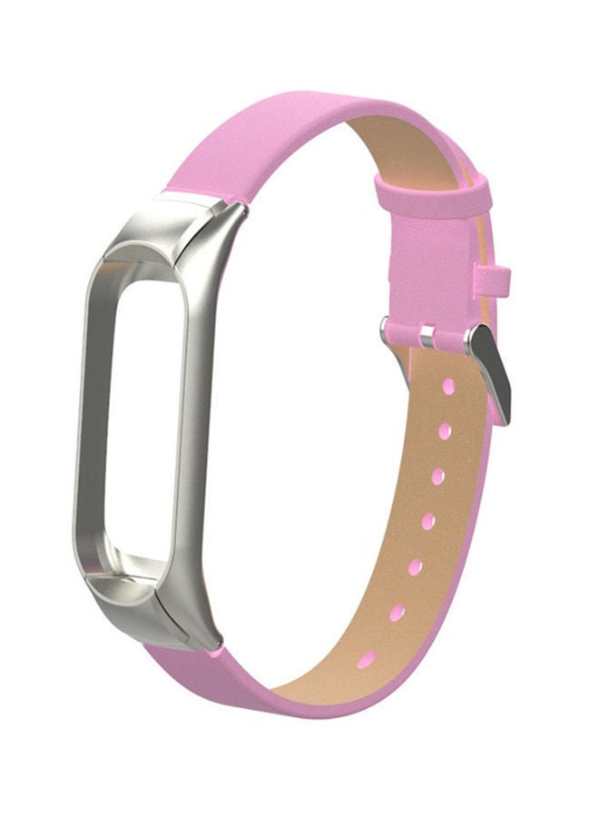 3 Sport Strap PU Bracelet For Xiaomi Mi Band Pink