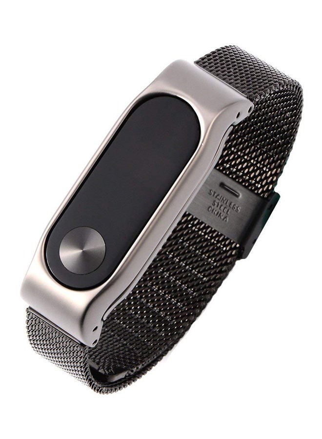 Fitness Tracker Strap For Xiaomi Mi Band 2 Black