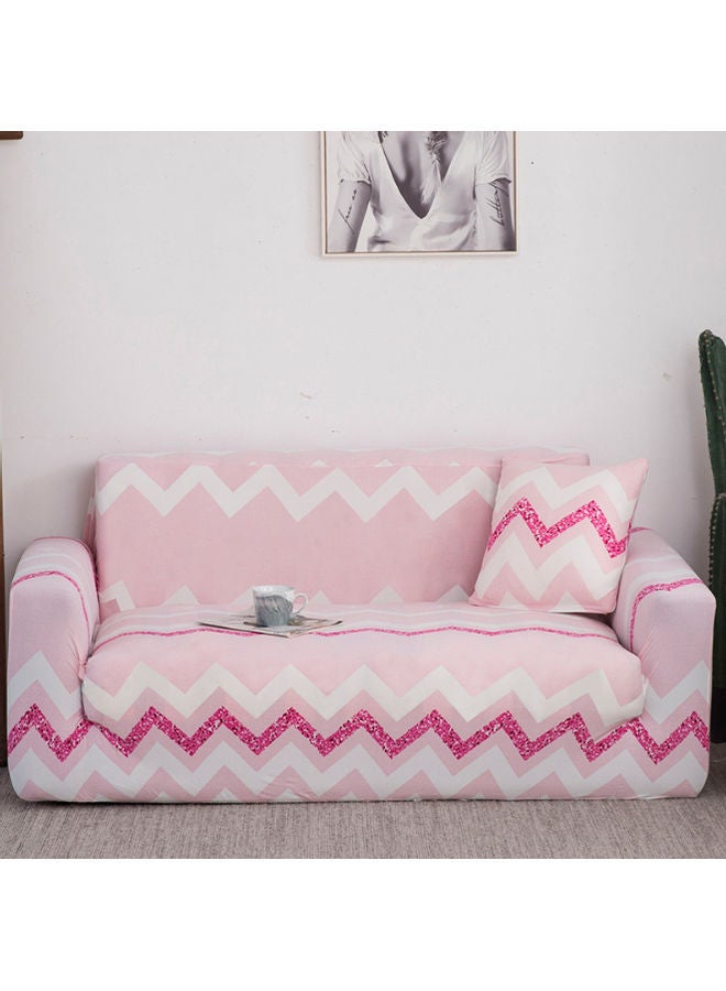 Three Seat Sofa Cover pink 190-230cm