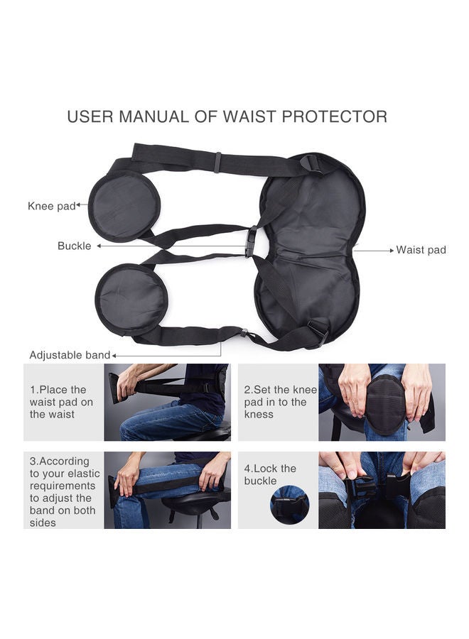 Adjustable Back Support Belt Pad For Better Sitting Size 21x21x21cm