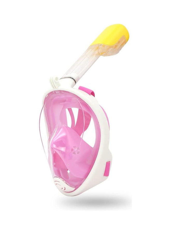 Full Face Snorkeling Mask Scuba Diving Swimming Snorkel Breather Pipe For Gopro