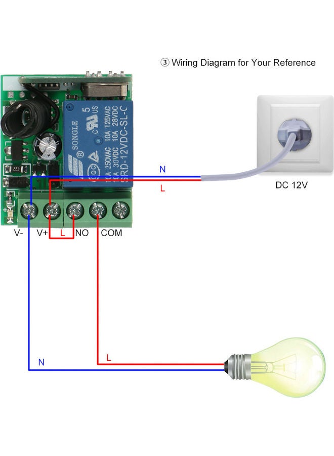 Smart Home Remote Switch poly-544 Dark Green