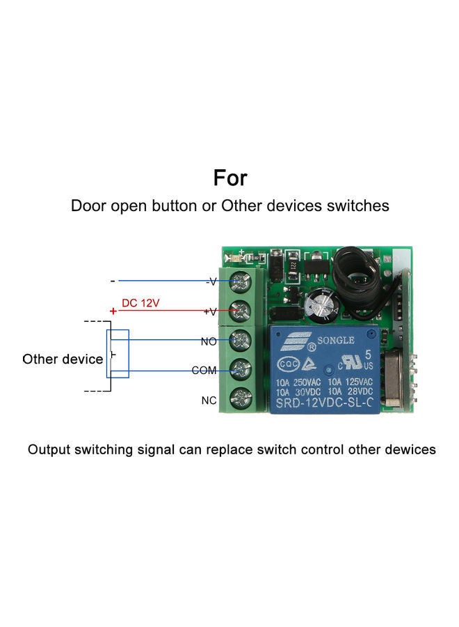 Smart Home Remote Switch poly-544 Dark Green