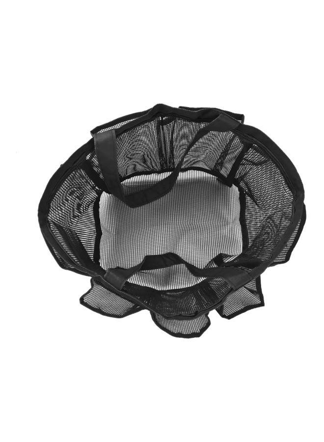 Mesh Shower Caddy Black 9.8x7.9inch