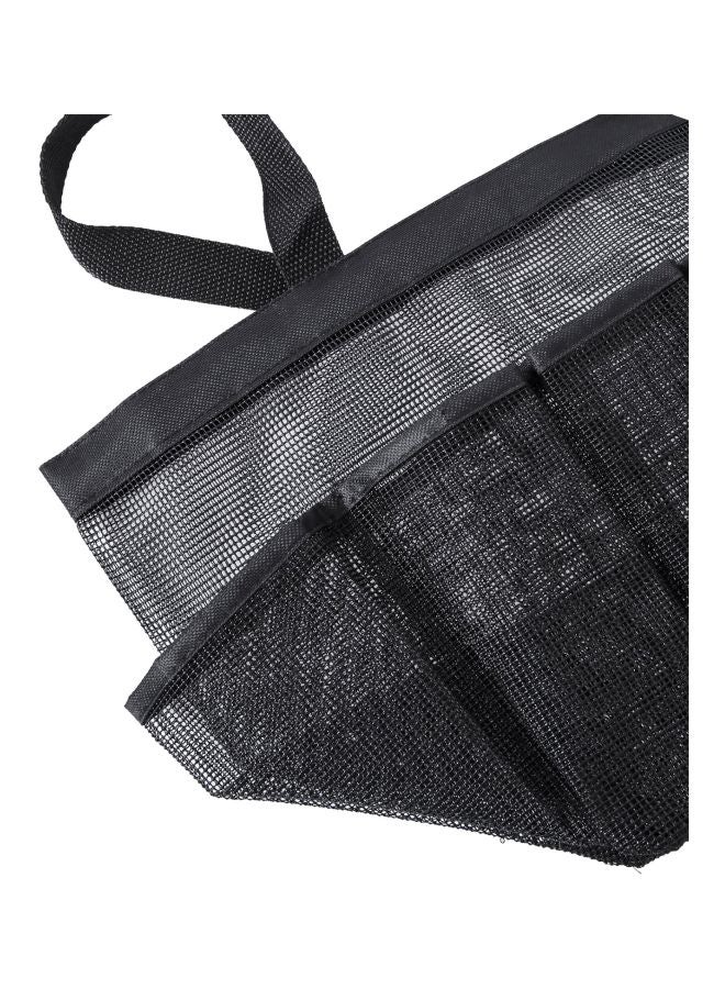 Mesh Shower Caddy Black 9.8x7.9inch