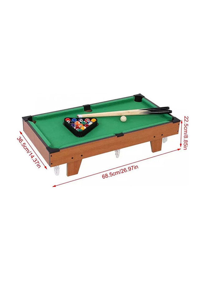 Mini-Pool Billiard Table Game Set 68.5x36.5X22.5