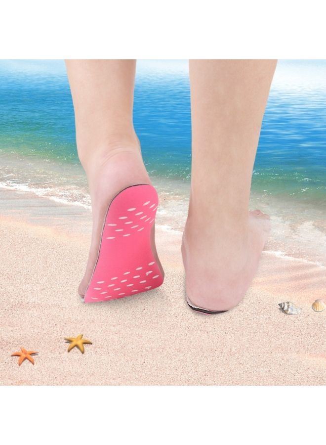 Waterproof Elastic Cloth Adhesive Anti Skid Foot Sticker Beach Insoles Shoes Pad Set