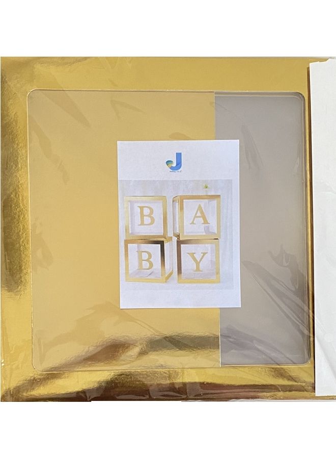 4-Piece Baby Shower Boxes Party Decorations