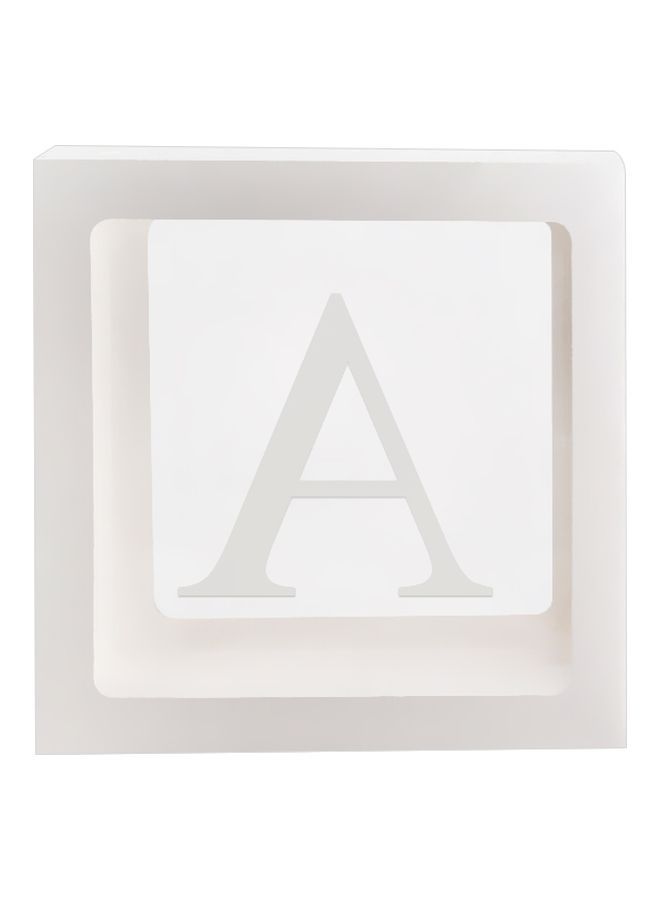 Letter A Transparent Balloon Decoration Box DT1074 30x30x30centimeter