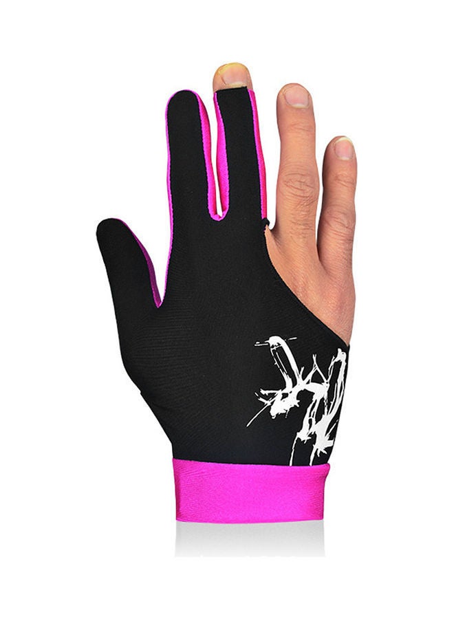 1-Pair Of Three Finger Billiard Glove