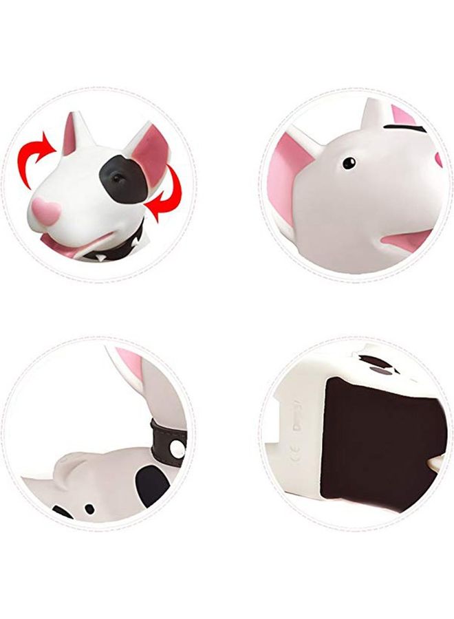 Baby Safety Creative Wedge Doorstop Cute Cartoon Dog Door Stopper Protect white 14*4.5*9cm