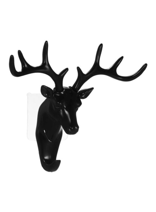 Wall-mounted Animal Shaped Hook Black 18.5x17cm