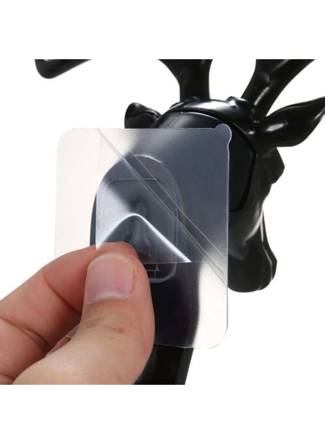 Wall-mounted Animal Shaped Hook Black 18.5x17cm