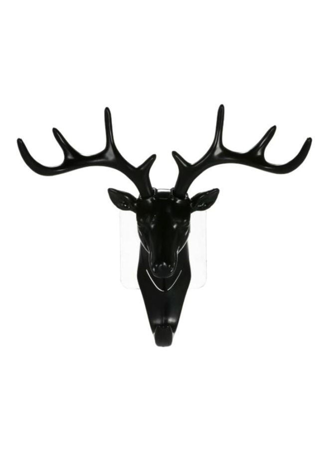 Wall-mounted Animal Shaped Hook Black 18.5x17cm