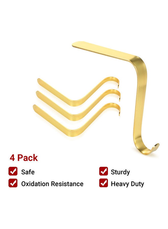 4-Piece Garland Clip Set Gold