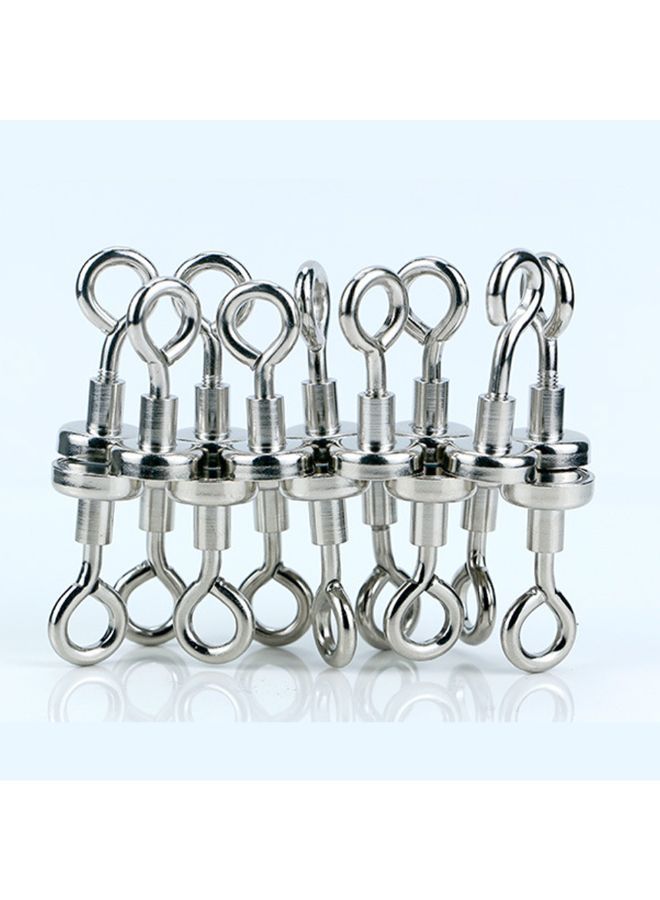 Multifunctional Magnetic Hook Silver