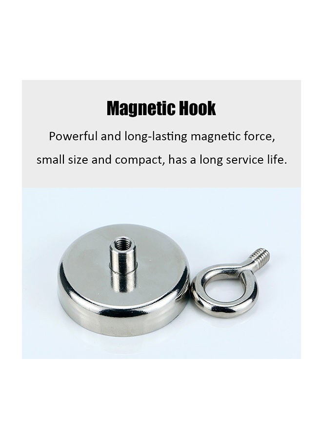 Multifunctional Magnetic Hook Silver