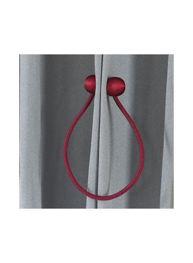 2-Piece Strong Magnetic Twist Ties Magnet Cord Winder Set Wine Red